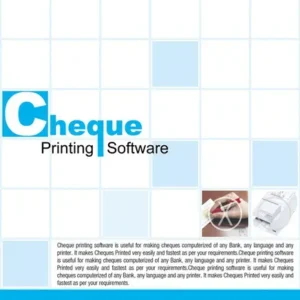 Pinsoftek Cheque Printing Software - 10 Users